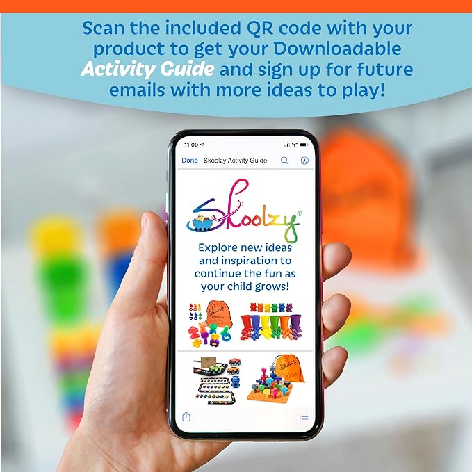 Skoolzy Rainbow Lacing Beads & Pegs - 71 Piece Color Recognition and Sorting Toys Montessori Sensory Bundle for Toddlers Over 36+ Months & Hands On Occupational Therapy Fine Motor Skills Games