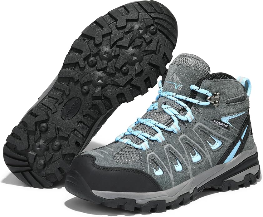 NORTIV 8 Women's Waterproof Hiking Boots Outdoor Trekking Camping Trail Hiking Boot Seeker