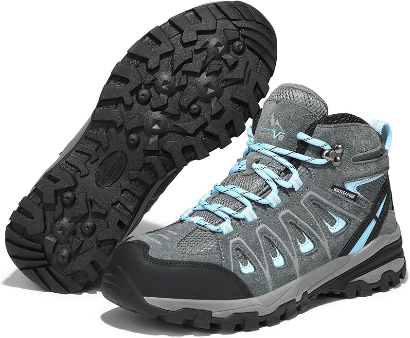 NORTIV 8 Women's Waterproof Hiking Boots Outdoor Trekking Camping Trail Hiking Boot Seeker