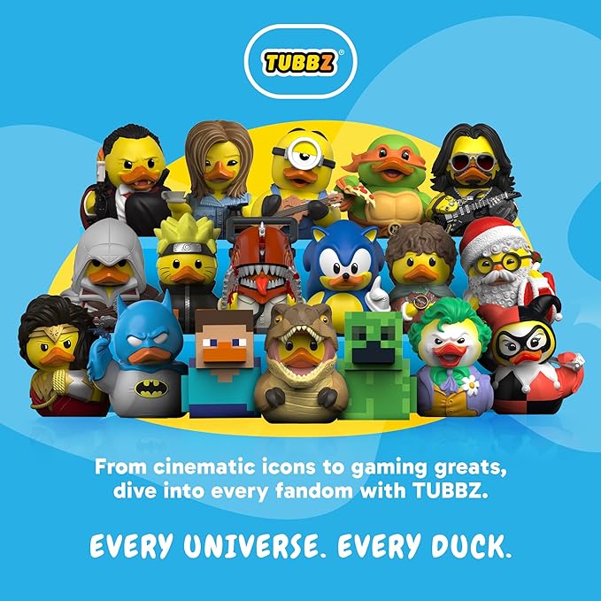 TUBBZ Mini: Wicked for Good - Scarecrow Cosplaying Rubber Duck Vinyl Figure – Official Collectible for Fans of Wicked