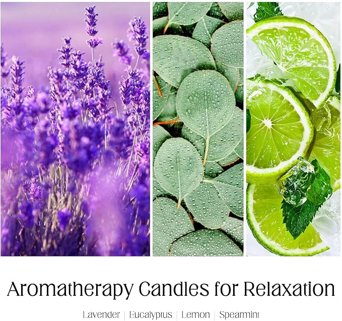 KOTKAS Lavender Candle Gifts for Mom Birthday - Funny Mothers Day Candles for Mom from Son Daughter - Eucalyptus Lavender Scented Soy Candles Non Toxic for Home - at Least You Dont Have Ugly Children