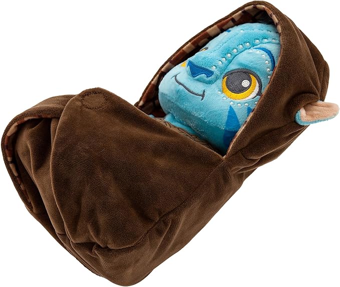 DISNEY STORE Official Babies Collection: Na'vi Plush in Swaddle with Detailed Plush Features - Official Soft Toy - Stuffed Animals for Babies - Perfect for Fans & Kids