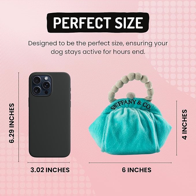 Dog Diggin Designs Runway Pup Collection | Unique Squeaky Parody Plush Dog Toys – Haute Couture Purses & Handbags