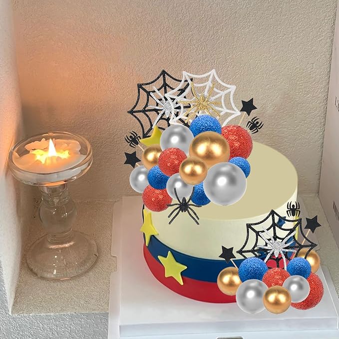 Spider Cake Decoration Superhero Birthday Cake Decorations Used To Celebrate Hero Themed Birthday Parties