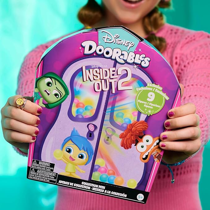 Disney Doorables Inside Out 2 Collection Peek Figures, Easter Basket Fillers, Gifts, Presents, Kids Toys for Ages 5 Up by Just Play