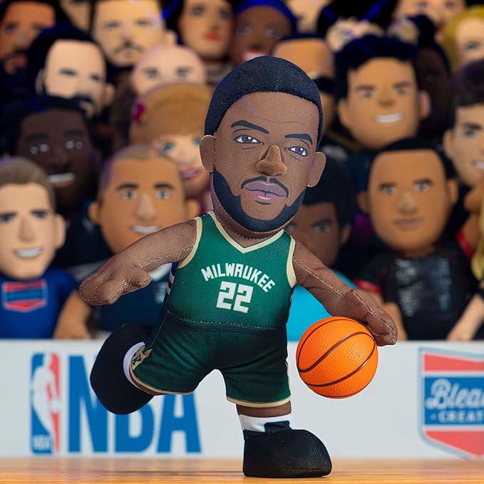Bleacher Creatures Milwaukee Bucks Khris Middleton 10" Plush Figure - A Superstar for Play Or Display