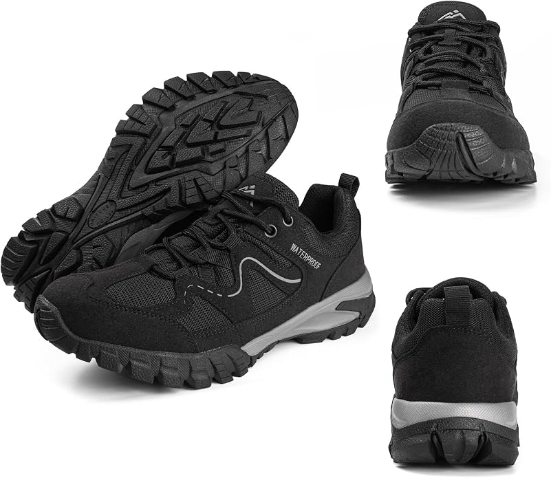 CC-Los Women's Lightweight Waterproof Hiking Shoes for Walking, Outdoor & Climbing