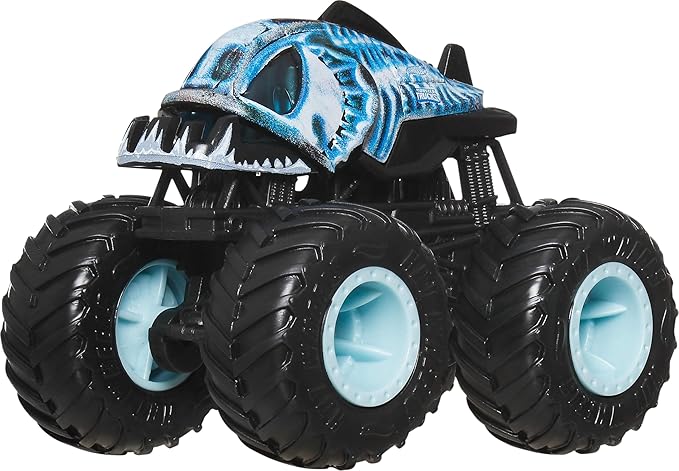 Hot Wheels Monster Trucks, 4-Pack of 1:64 Scale Toy Trucks, Set of 4 X-Ray-Themed Vehicles, Giant Wheels, Favorite Characters & Cool Designs