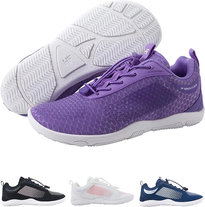 Hike Footwear HF Flow Barefoot Shoes for Women & Men - Minimalist Shoes with Arch-Support, Breathable Splash-Proof & Versatile Boot, Ergonomic Pain-Relief Posture Improvement Hiking Boots