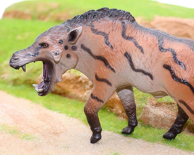 Gemini&Genius Daeodon Animals, Hyena Action Figure Toys for Kids (Wild Boar)
