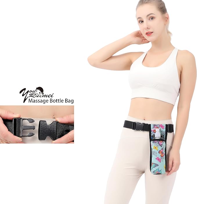 Massage Bottle Bag Massage Oil Bag Massage Therapist Holster Massage Lotion Holster Massage Oil Holster (YR-1KD-HuDie）