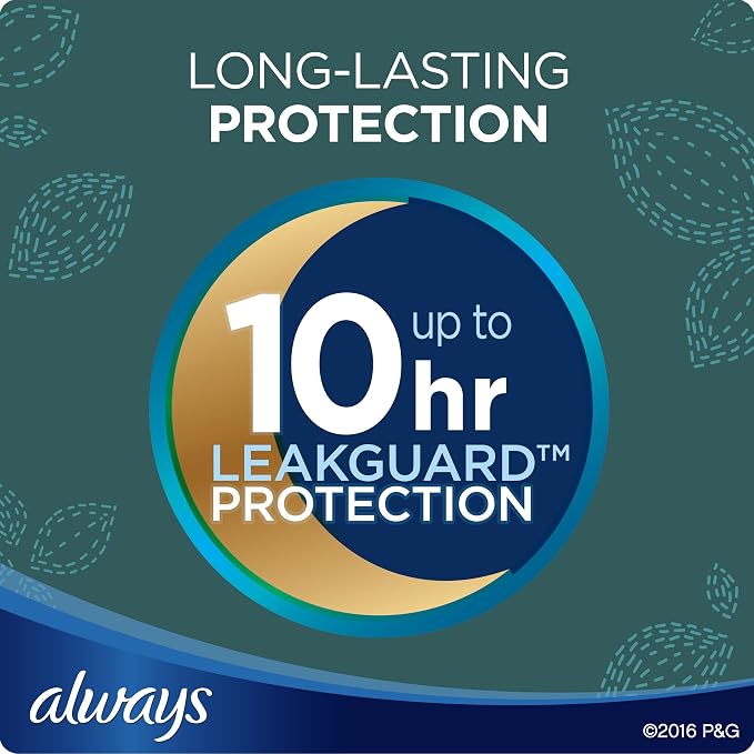 Always Pads Ultra Thin Size 4-28 Count Overnight (3 Pack)