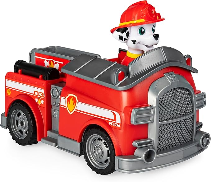 Paw Patrol, Marshall Remote Control Fire Truck with 2-Way Steering, for Kids Aged 3 and Up