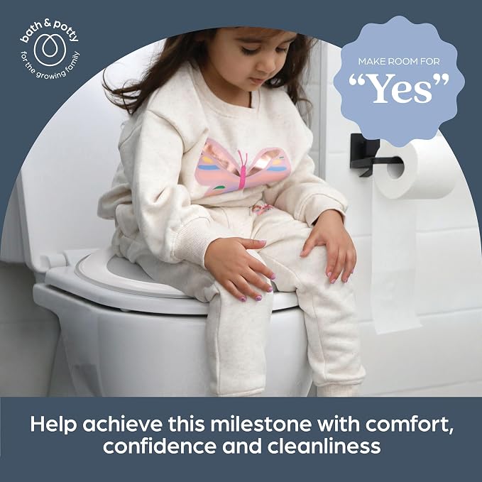 Dreambaby Non-Slip Potty Training Seat, Soft & Comfortable, Easy to Clean, Travel-Friendly, for Toddler Boys and Girls, Fits Round & Oval Toilets