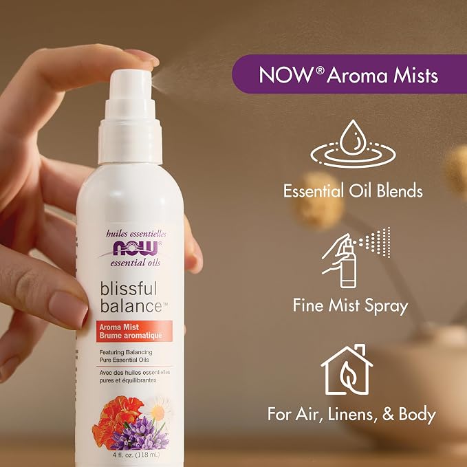 Blissful Balance™ Aroma Mist featuring Balancing Pure Essential Oils