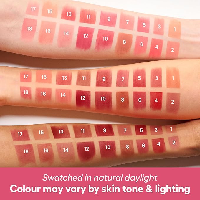 COLORGRAM NUDE BLUR TINT 05 VINTAGE RED | K-Beauty Makeup, Soft-Focus Matte Lip Stain, 2-in-1 Lip & Cheek
