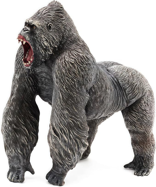 Gorilla Toys Action Figure Rampage Gorilla Fight Mode Ape Solid Wild Animal Figurines for Role Playing Story Telling Toy