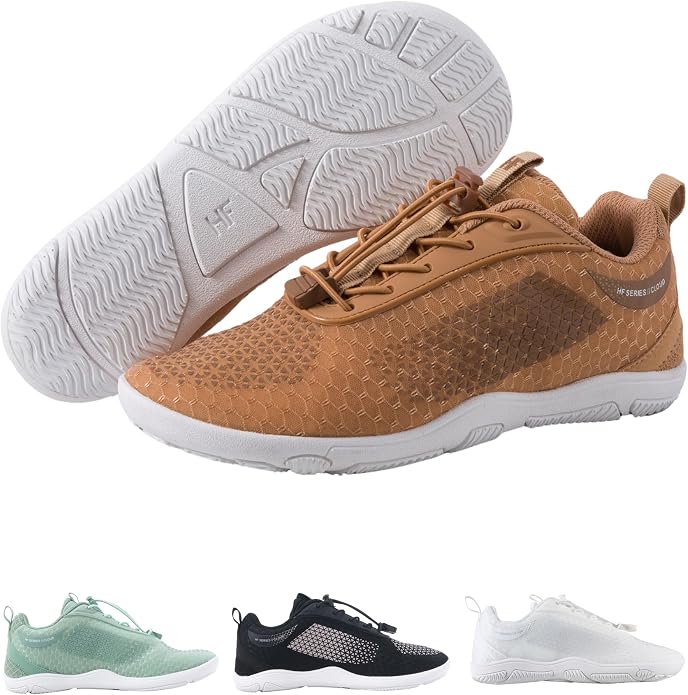 Hike Footwear HF Flow Barefoot Shoes for Women & Men - Minimalist Shoes with Arch-Support, Breathable Splash-Proof & Versatile Boot, Ergonomic Pain-Relief Posture Improvement Hiking Boots