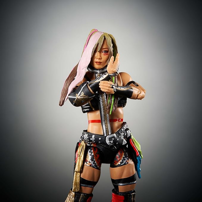 Mattel WWE Elite Action Figure & Accessories, Series #115 6-inch Collectible Kairi Sane with 25 Articulation Points & Swappable Hands