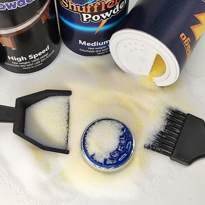 Shuffleboard Sand Wax Shuffleboard Powder Set with Small Brush & Pan