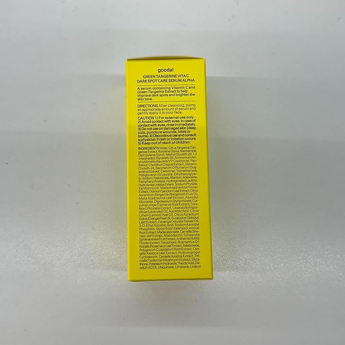 GOODAL Green Tangerine Vitamin C Serum [Advanced Ver.] – Facial Serum with 5% Niacinamide & Exosome Technology | Helps Improve the Dull Skin for Radiant Skin | Korean Skincare 1.01 fl oz / 30 ml