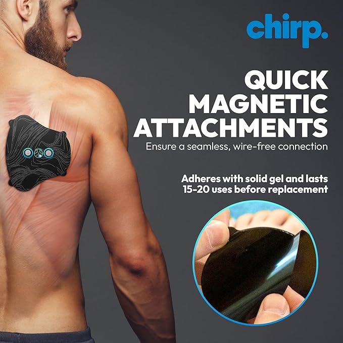 Chirp Halo Pads – Targeted Pain Relief, Deep Tissue Support, Muscle Recovery for Back, Shoulders, HIPS, & More
