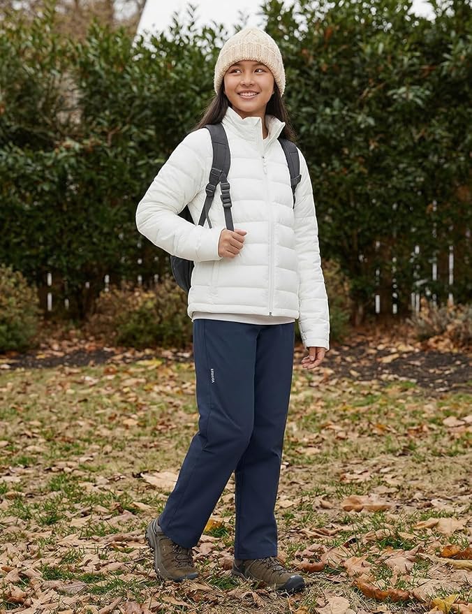 Kids Cargo Pants Waterproof Boys Hiking Outdoor Camping Pants Quick Dry UPF 50+ Toddler Youth Uniform Pants