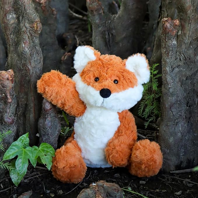 Apricot Lamb Toys Plush Yellow Fox Stuffed Animal Soft Cuddly Perfect for Child (Orange Fox,12 Inches)