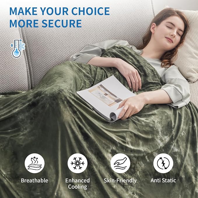 Guohaoi Cooling Blanket for Hot Sleepers and Night Sweats 90"x90" Queen | Arc-Chill Q-Max >0.5 Cool Fiber,100% Oeko-Tex Certified Lightweight Summer Blanket for Travel/Outdoor Ultra Cold Breathable