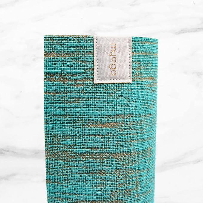Myga Jute Yoga Mat, High Performance Vegan Floor Exercise Mat, Eco Friendly Biodegradable Yoga Mat with PVC Backing,72" x 24", 0.2" Thickness