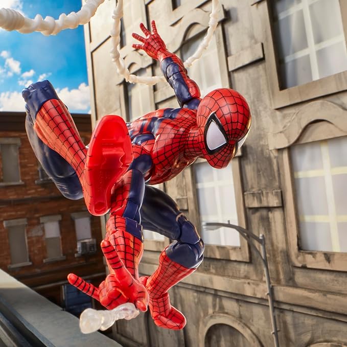 Marvel Legends Maximum Series Spider-Man, Deluxe Spider-Man Comics Collectible 6-Inch Action Figure; Amazing Articulation; Spectacular Accessories