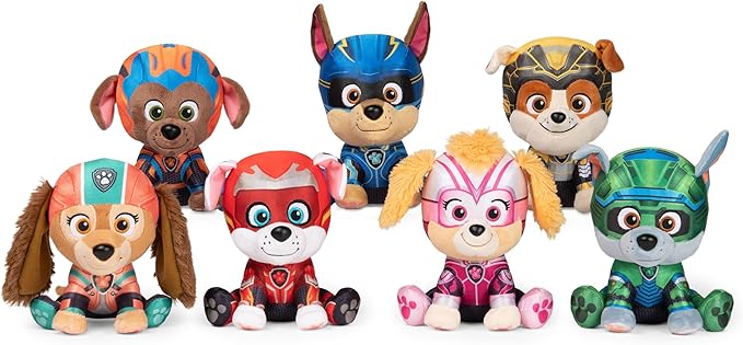 GUND PAW Patrol: The Mighty Movie Rocky Stuffed Animal, Officially Licensed Plush Toy for Ages 1 and Up, 6”