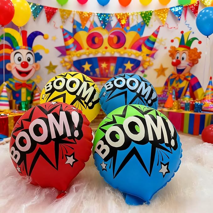 4 Pack 8" Whoopie Cushion for Kids, Large Whoopee Cushion Party Favor, Woopie Cushion Funny Prank Gag Novelty Trick Joke Gift and Gift and Toy for Kids Party Office Home（4pcs）