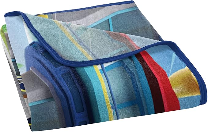NORTHWEST Paw Patrol Micro Raschel Throw Blanket, 46" x 60", Patrol Roll