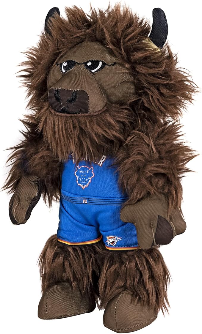 Bleacher Creatures Oklahoma City Thunder Rumble 10" Plush Figure- A Mascot for Play or Display