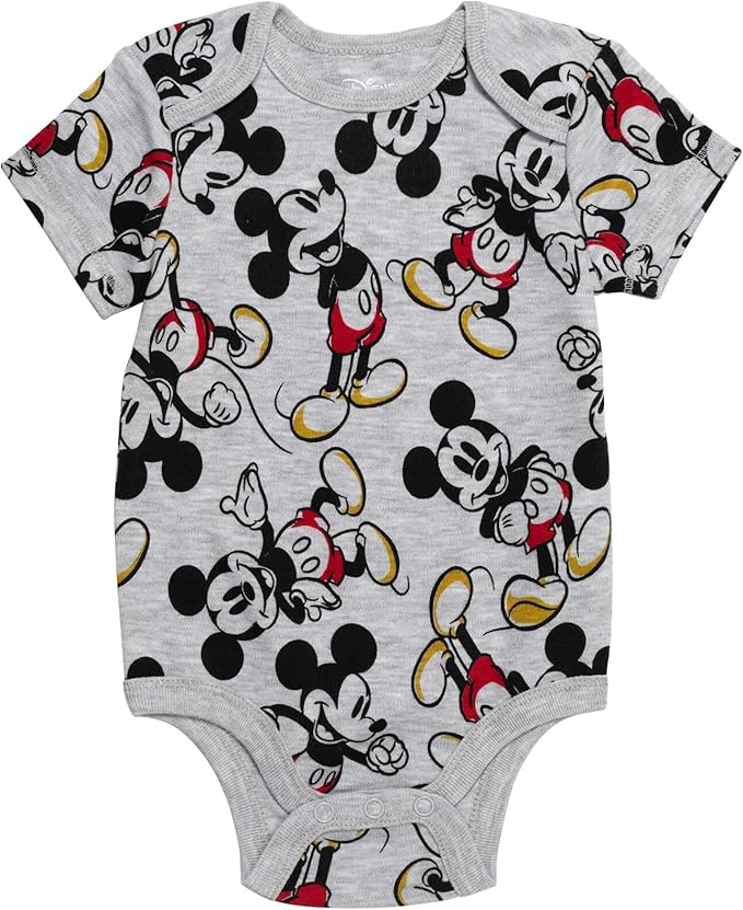 Disney Baby 5 Pack Bodysuits Newborn to Infant Sizes (Newborn - 24 Months)