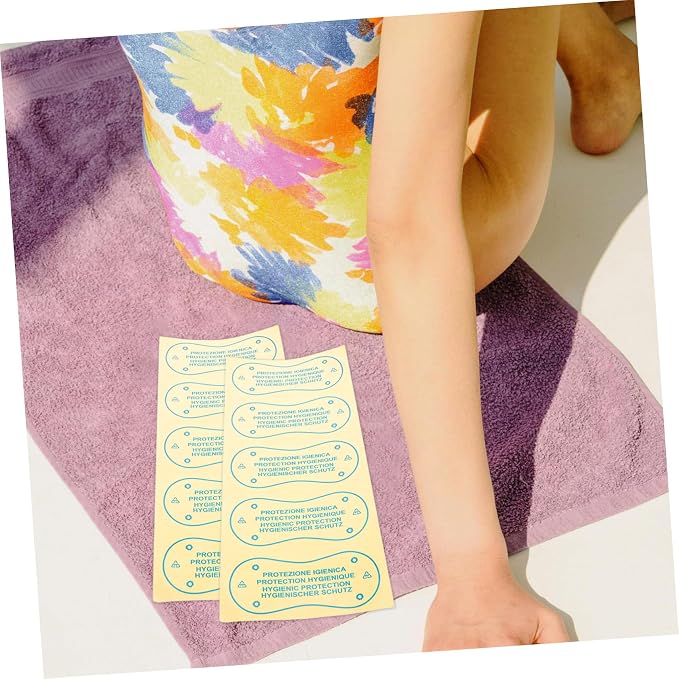 Healeved 100pcs Panty Liner Stickers for Women Adhesive Protective Labels for Swimsuits Underwear Leakproof Barrier Stickers Comfortable Body Types