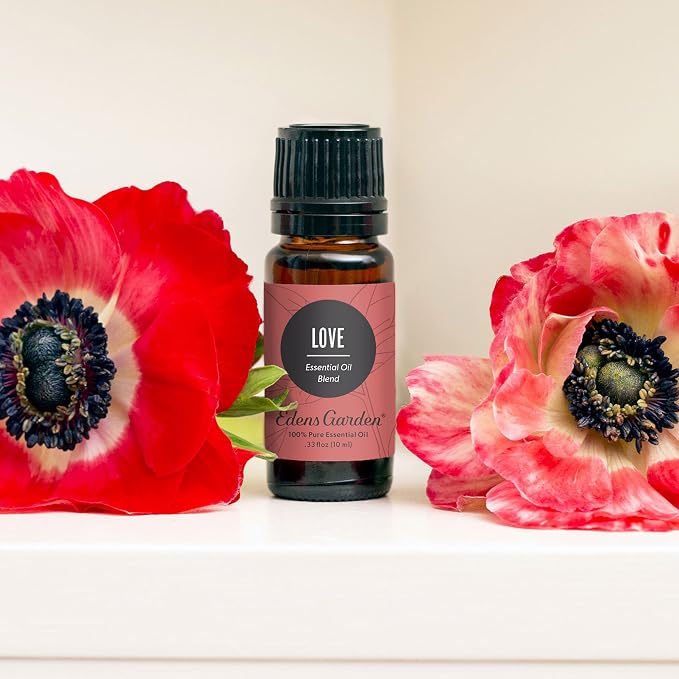 Edens Garden Love Essential Oil Blend- 100% Pure Premium Grade, Undiluted, Natural, Therapeutic, Aromatherapy, The Best for Diffusing, Skin, Candle, Laundry 10 ml (.33 fl oz)