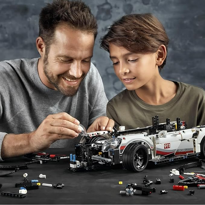1226-piece Car Building Kit with Motor - 1:14 Scale Model Car Kits for STEM Learning, Includes Remote Control Car, Scissor Doors & Detailed Design, Educational RC Cars Gift