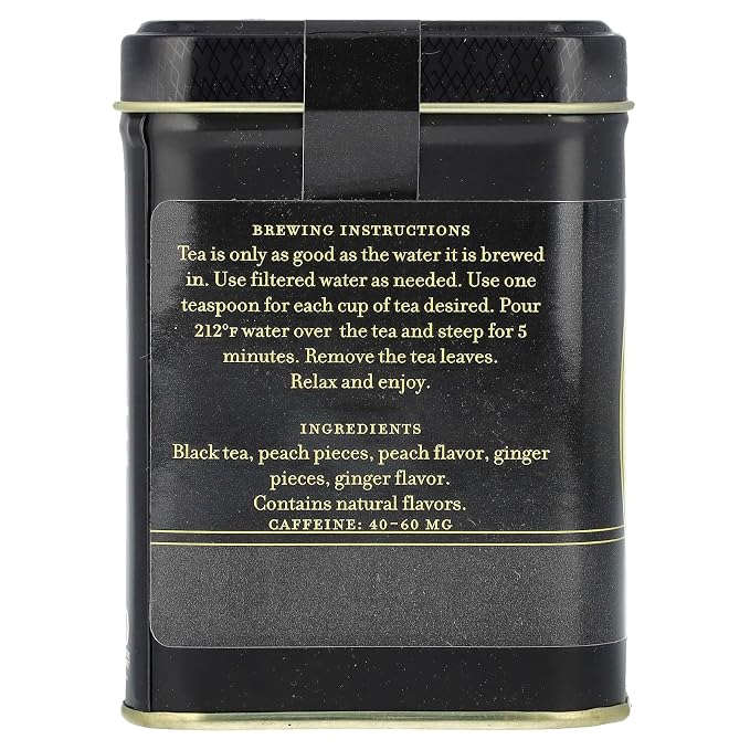 Harney & Sons Peaches & Ginger Loose Tea, 4 Oz