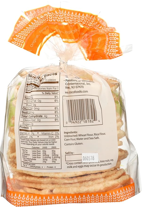 Coco International Lite Multigrain Pop Cakes, Original, 2.64 oz