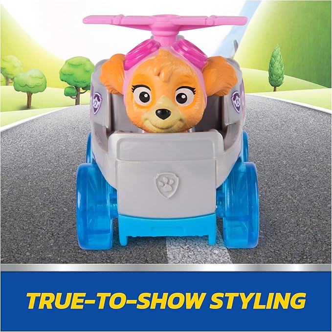PAW Patrol Pup Squad Racers, 6-Pack of PAW Patrol Vehicles with Chase, Marshall, Skye, Rubble, Rocky, & Zuma, Kids Toys for Boys & Girls Ages 3 and Up