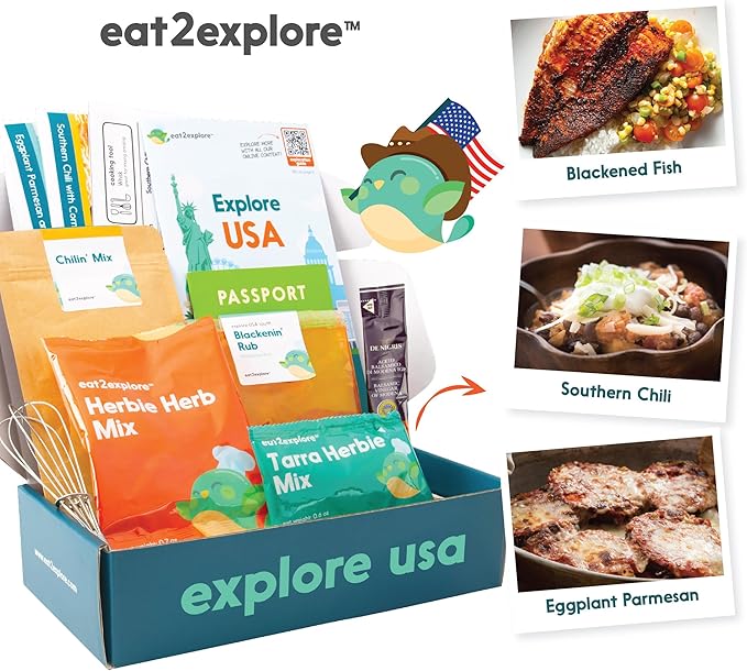Cooking Kits for Kids - Interactive & Educational Set with 3 Recipe Cards, Key Ingredients & Cooking Tools - Ideal Idea for Kids who Love to Create Meals (USA Edition)