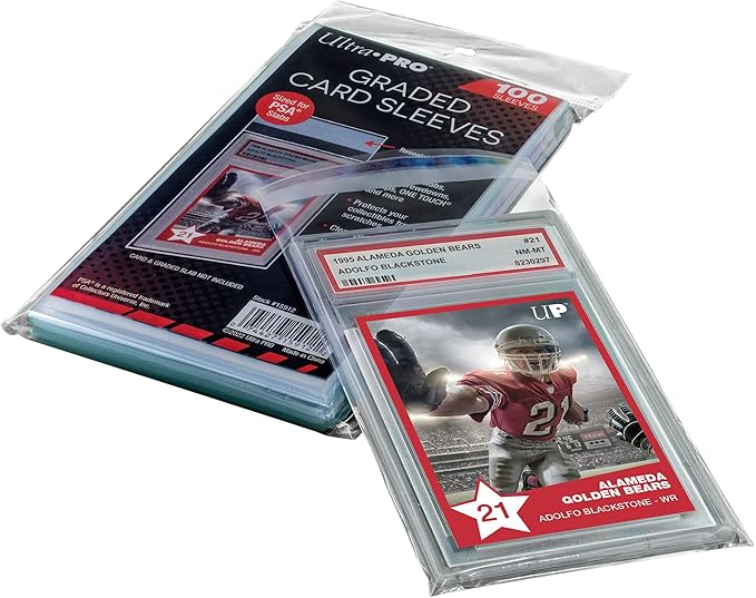 Ultra Pro Card Supplies PSA Graded Standard Card Sleeves [100 Count]