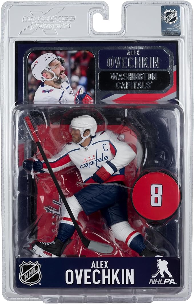 McFarlane Toys- Alex Ovechkin (Washington Capitals) NHL 7in Posed Figure McFarlane's SportsPicks