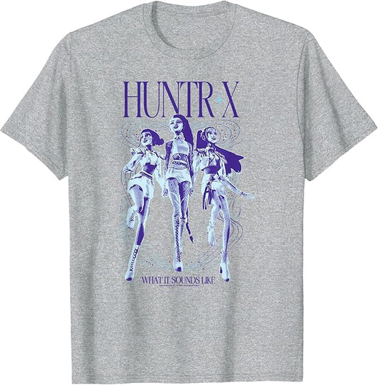 Kpop Demon Hunters Halloween Huntrix What It Sounds Like T-Shirt