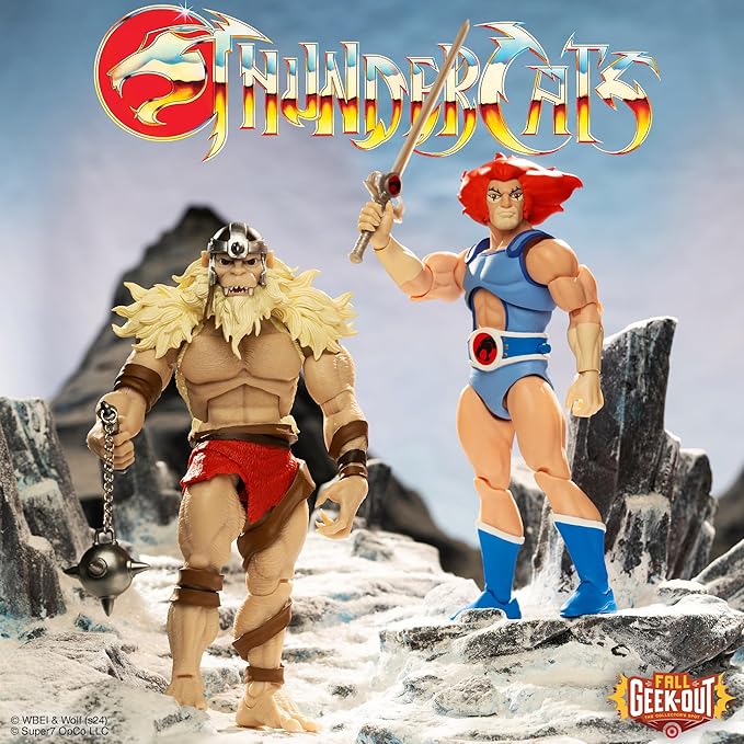 Super7 Deluxe Thundercats Monkian - 7" Thundercats Action Figure with Accessory Classic Cartoon Collectibles and Retro Toys