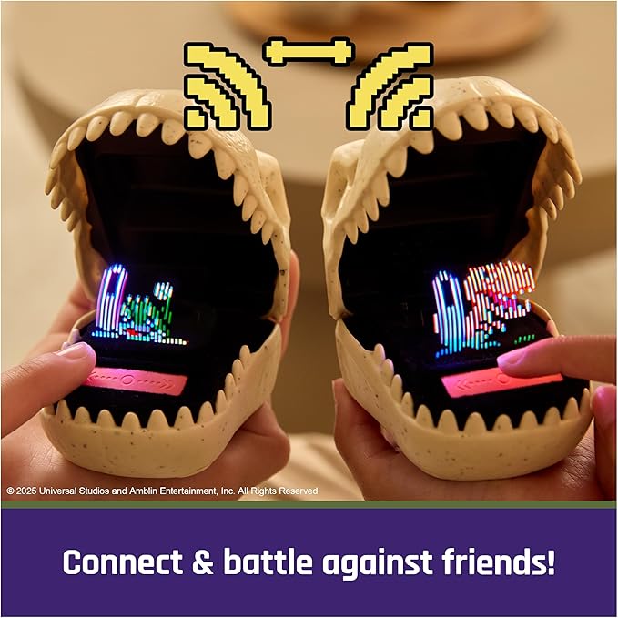 Jurassic World Interactive Dinosaur Toy with 25 Dinosaurs Inside, Reacts to Touch, Pods Connect & Interact, Digital Pet Kids Toys for Ages 5 and up