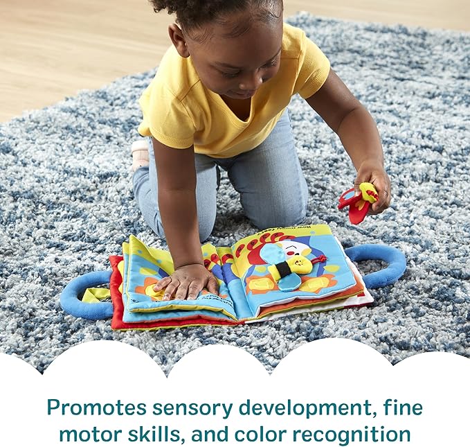 Melissa & Doug K’s Kids My First Activity Book 8-Page Soft Book for Babies and Toddlers Early Learning Developmental Plush Soft Activity for Babies and Toddlers