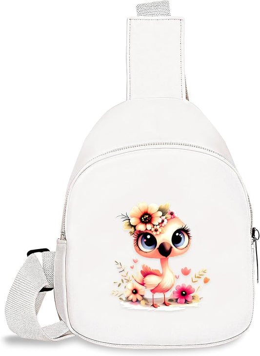 Flamingo Mini Sling Bag, Crossbody Bag, Toddler Purse For Kids Girl, Birthday Gift For 4 5 6 7 8 9 10 11 12 Year Old Gifts For Daughter, Granddaughter, Sister, Niece!